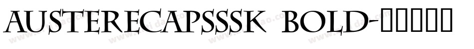 AustereCapsSSK Bold字体转换